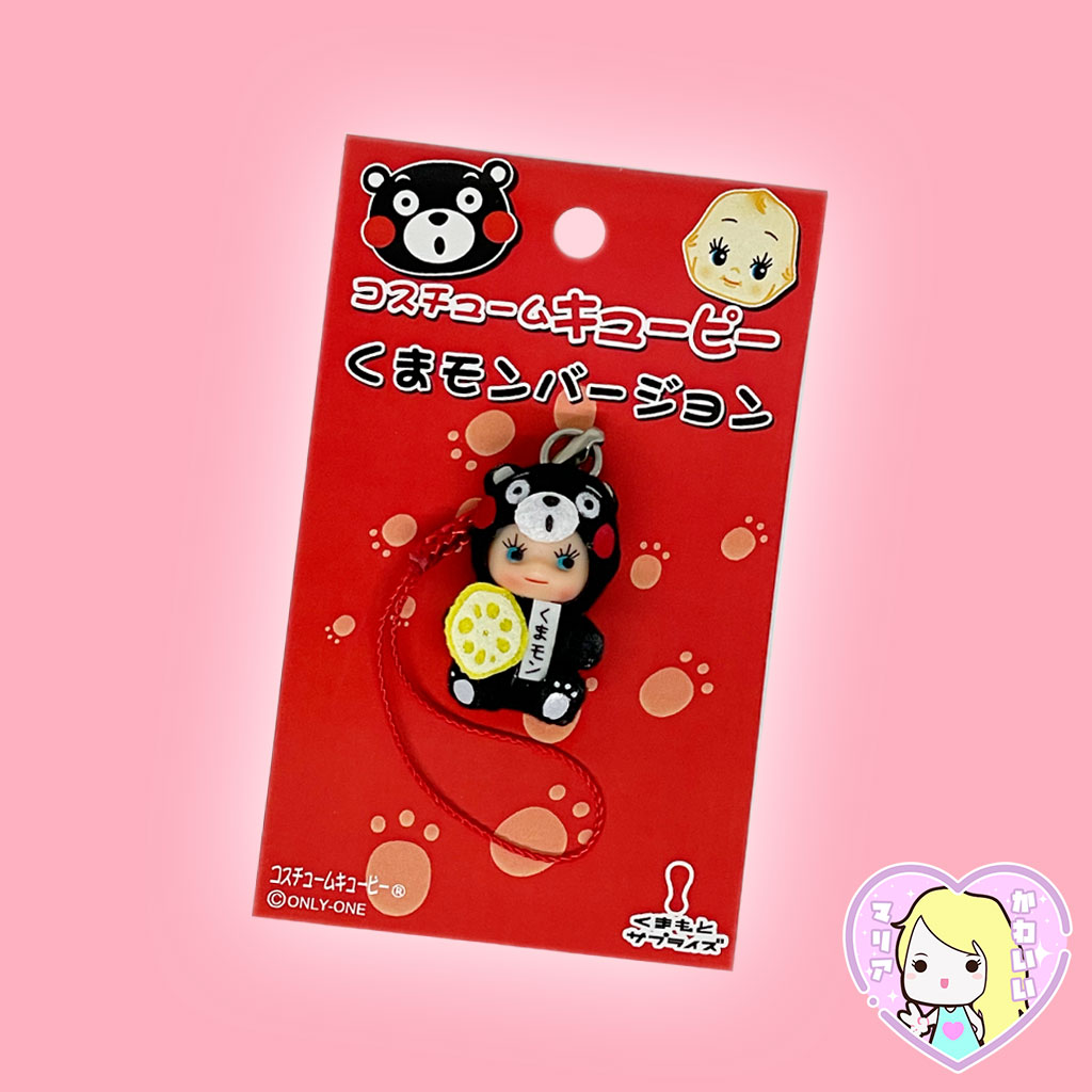 Colgante Netsuke Kewpie Kumamon Renkon