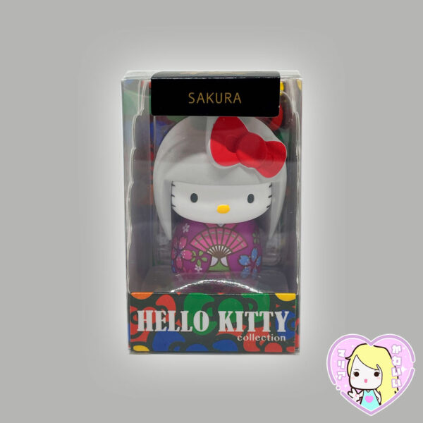 Llavero Kokeshi Doll Hello Kitty Shiroi