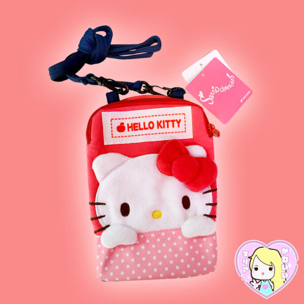 Hyokkori Pocket Hello Kitty Polka Dot