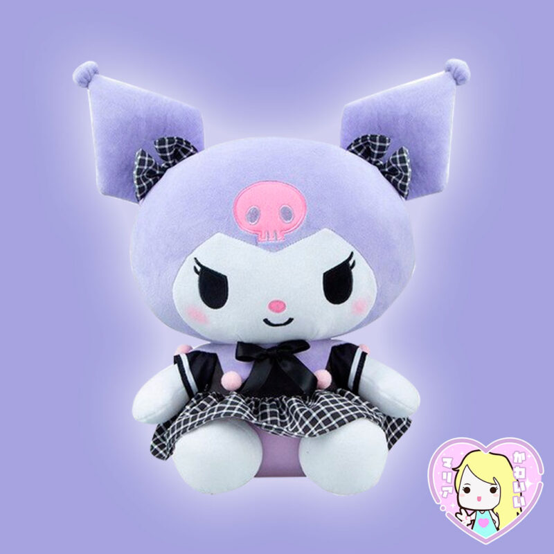 Peluche Kuromi Sailor Fuku Negro | María Kawaii Store