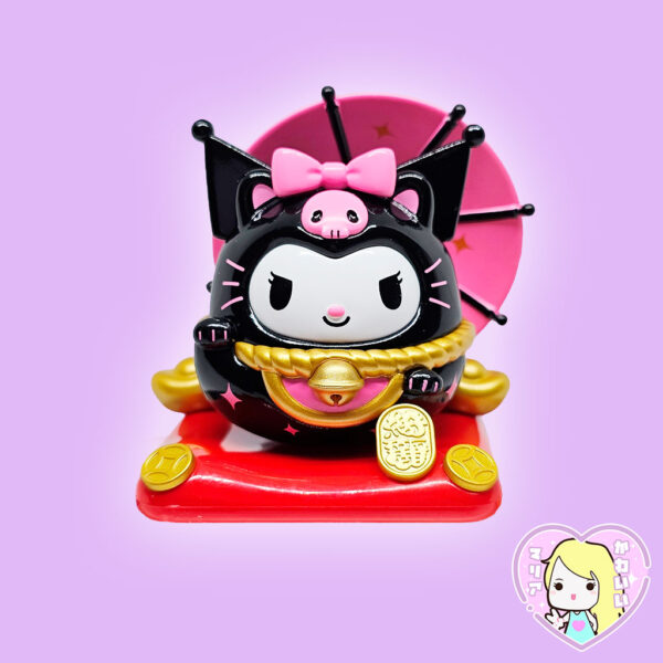 Blind Box TOPTOY Sanrio Characters Lucky Cat Tumbler ~ Kuromi