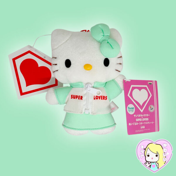 Plushy Strap Hello Kitty x Super Lovers Fashion Harajuku ~ Aqua