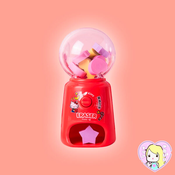 Dispensador Gomas de Borrar Hello Kitty