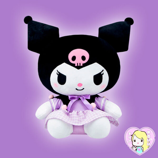 Peluche Kuromi Sailor Fuku Lila