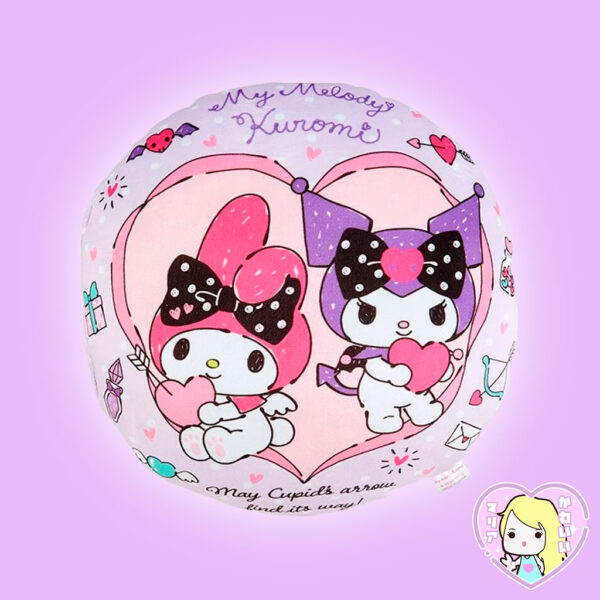 Cojín Redondo My Melody & Kuromi Sanrio Fukubukuro Series