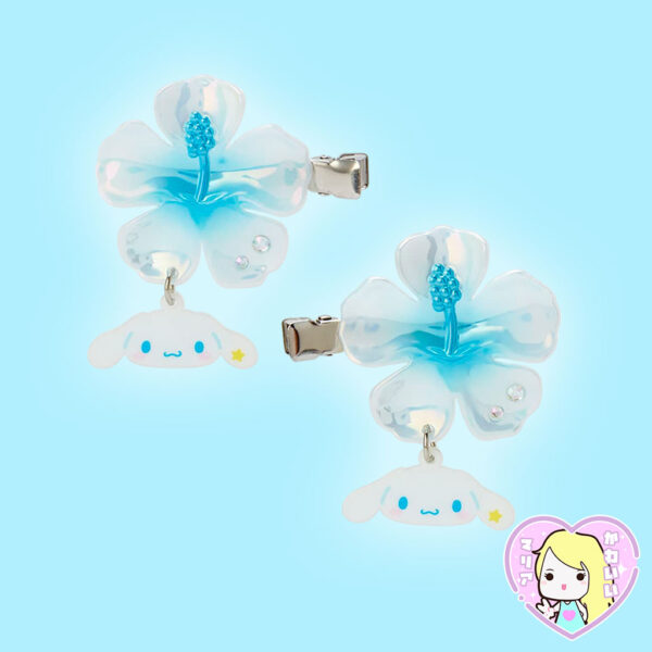 Set Hair Clip Pinches para el cabello Sanrio Tokimeki Heisei Kogal ~ Cinnamoroll - Imagen 2