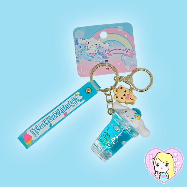 Llavero Sanrio Cinnamoroll Bubble Tea Shaker