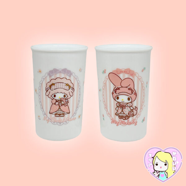 Set Vasos de cerámica My Melody & My Sweet Piano ~ Atari Kuji 11