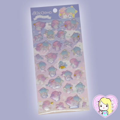 Set Stickers 3D Sanrio ~ Little Twin Stars