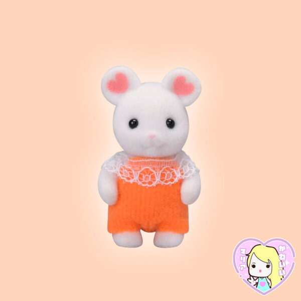 Sylvanian Families ~ Bebé Ratón Marshmallow ~ Albert - Imagen 2