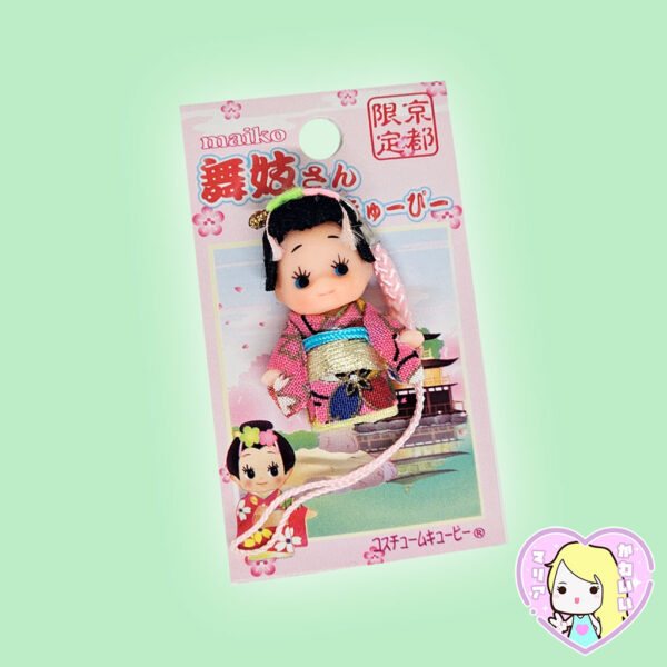 Netsuke Colgante celular QP Kewpie ~ Maiko