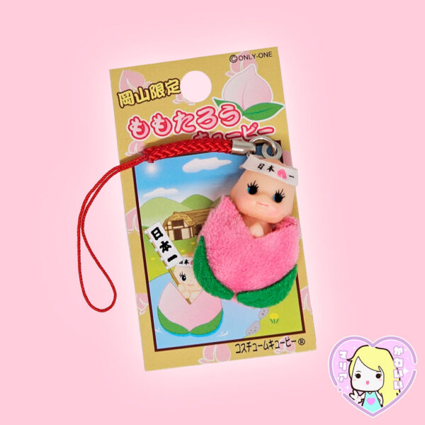 Netsuke Colgante celular QP Kewpie ~ Momotaro