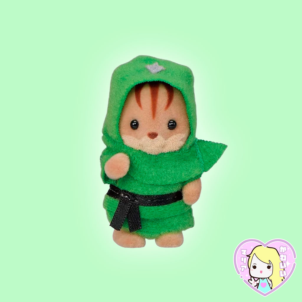 Sylvanian Families ~ Baby Trio Ninja ~ Bebé Ardilla de la Nuez