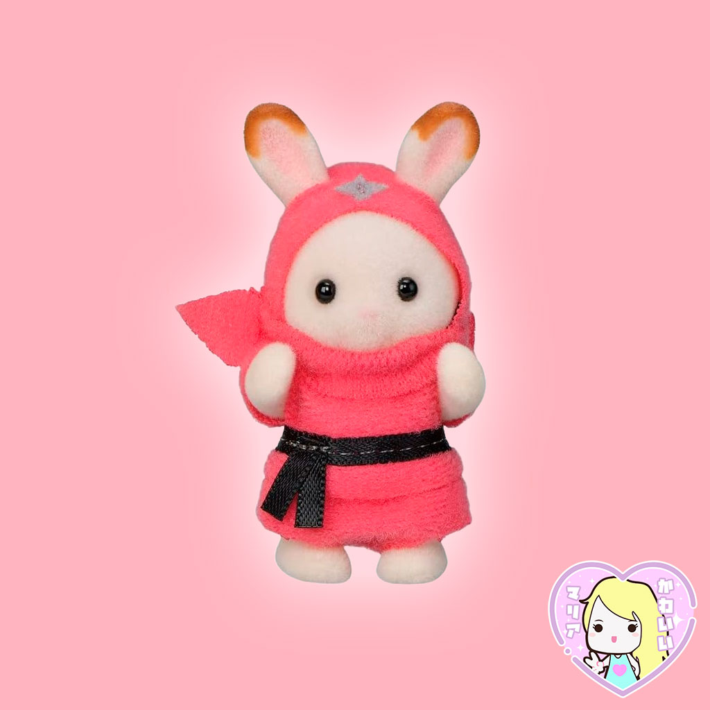 Sylvanian Families ~ Baby Trio Ninja ~ Bebé Conejo Chocolate