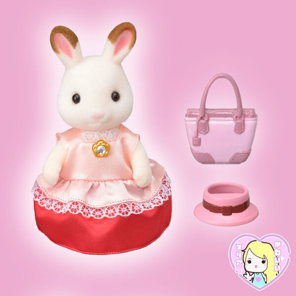 Sylvanian Families ~ Dress Up Duo ~ Town Series ~ Mamá Conejo Chocolate - Imagen 3