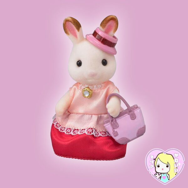 Sylvanian Families ~ Dress Up Duo ~ Town Series ~ Mamá Conejo Chocolate