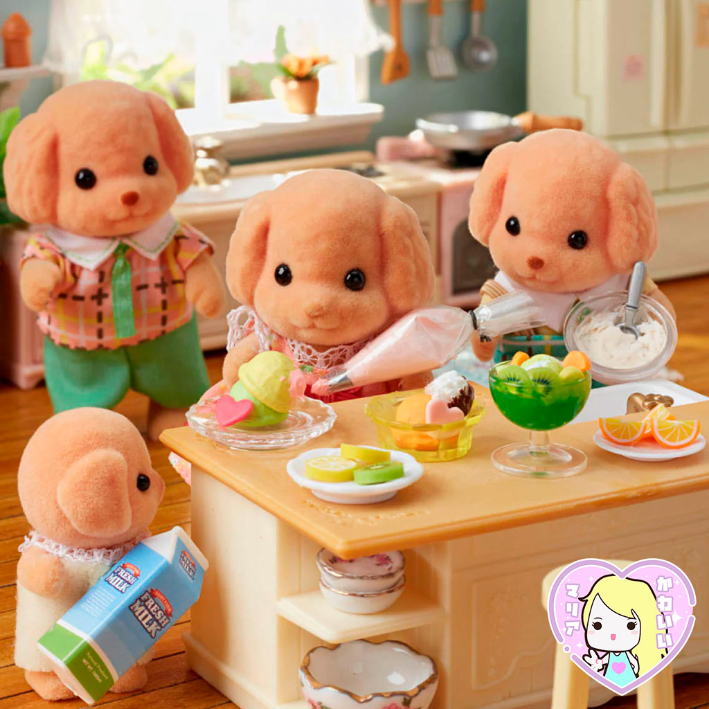 Sylvanian Families Hijo Mayor Perro Poodle Toy Mar a Kawaii Store