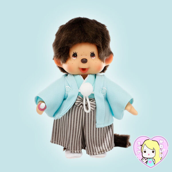 Peluche Monchhichi Boy Japanese Outfit Limited Edition