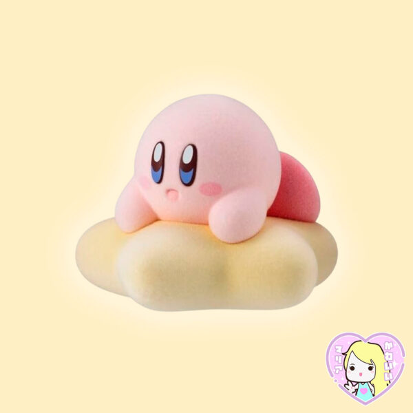 Kirby’s Dream Land Pupupu Flocked Doll ~ Kirby Warp Star - Imagen 2