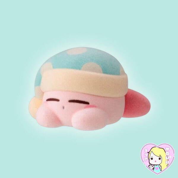 Kirby’s Dream Land Pupupu Flocked Doll ~ Kirby Sleep - Imagen 2
