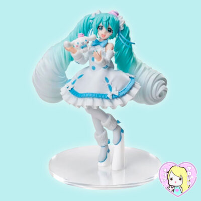 Figura Luminasta Hatsune Miku x Cinnamoroll White Dress Ver.