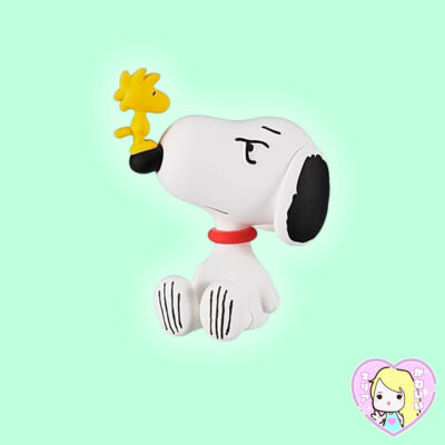 Gashapon Peanuts Snoopy & Woodstock Nakayoshi Figure 2 ~ Type C