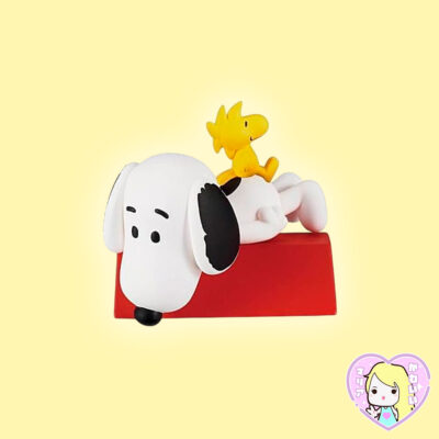Gashapon Peanuts Snoopy & Woodstock Nakayoshi Figure 2 ~ Type D