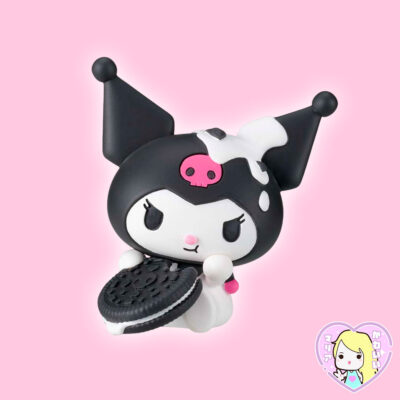 Gashapon Sanrio Characters Kuromi & Badtz-Maru My Color Figure ~ Kuromi Cookies n Cream