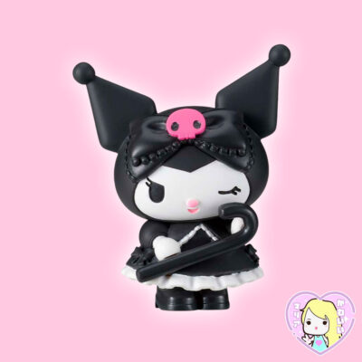 Gashapon Sanrio Characters Kuromi & Badtz-Maru My Color Figure ~ Gothic Kuromi