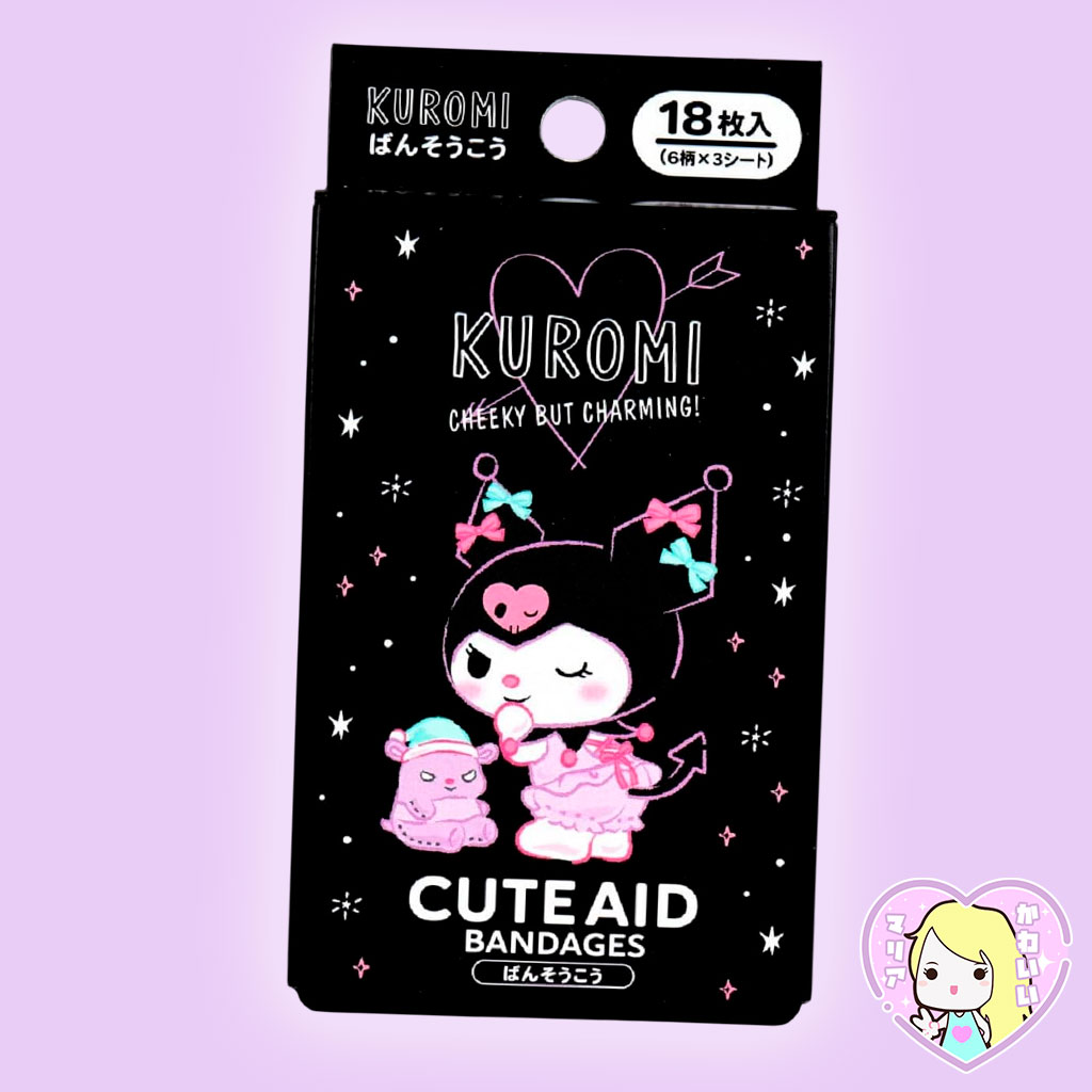 Parche Curitas Banditas Adhesivas Sanrio Characters ~ Kuromi
