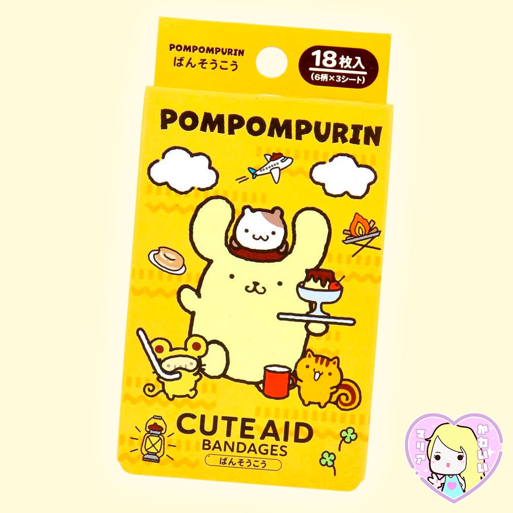 Parche Curitas Banditas Adhesivas Sanrio Characters ~ Pompompurin