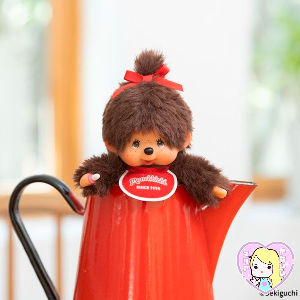 Sekiguchi ~ Plushy Strap Monchhichi Girl Café - Imagen 3
