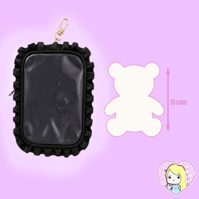 Alternative view of Carry Case Oshikatsu ~ Transportador con vuelos negro