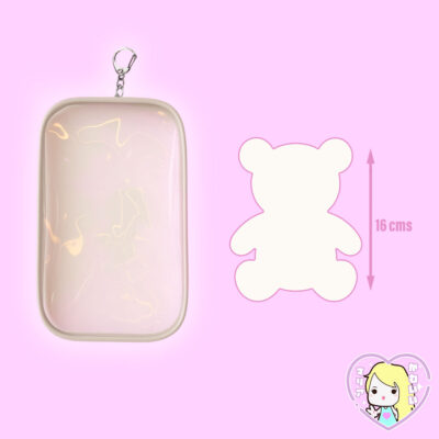 Alternative view of Carry Case Oshikatsu ~ Transportador borde lila