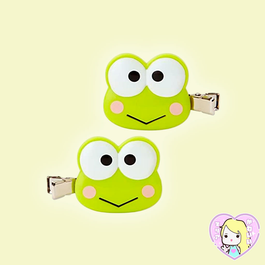 Set Hair Clip Pinches para el cabello Keroppi - Imagen 2
