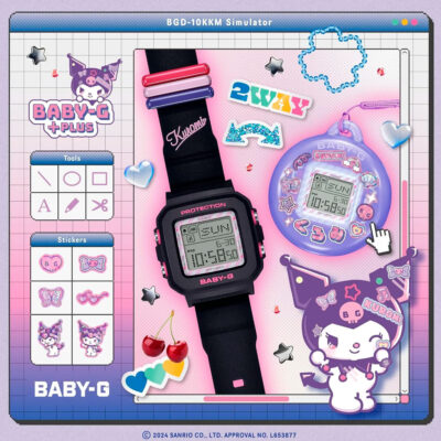 Alternative view of Reloj Casio Baby G+Kuromi Sanrio Collaboration