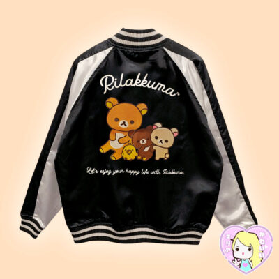 Alternative view of Chaqueta Sukajan San-X Original ~ Rilakkuma
