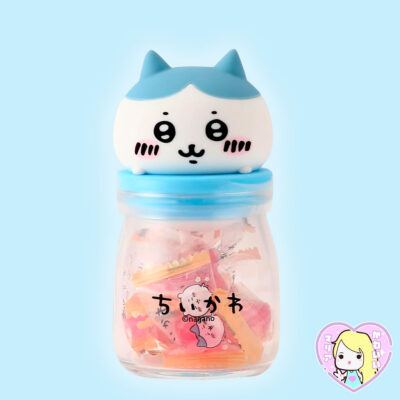 Frasco de vidrio con dulces ~ Candy Bottle Chiikawa ~ Hachiware