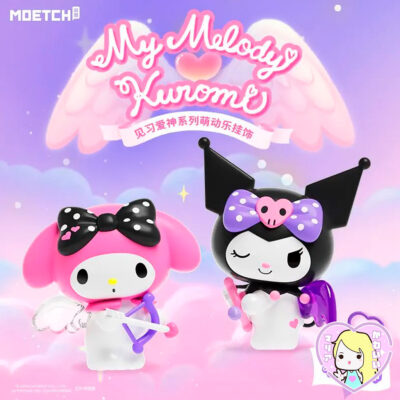 Alternative view of My Melody & Kuromi Love Cupid Charm ~ Meeting Love