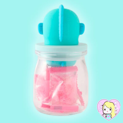 Alternative view of Frasco de vidrio con dulces ~ Candy Bottle Sanrio Characters ~ Hangyodon