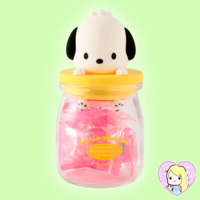 Frasco de vidrio con dulces ~ Candy Bottle Sanrio Characters ~ Pochacco