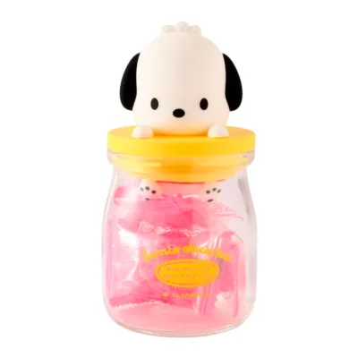 Frasco de vidrio con dulces ~ Candy Bottle Sanrio Characters ~ Pochacco