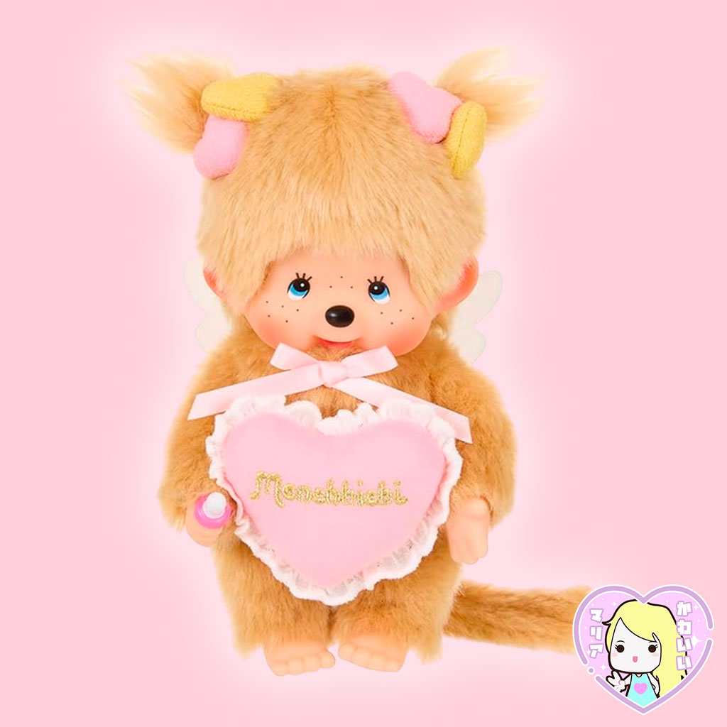 Monchhichi Girl Love Happy Angel
