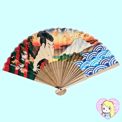 Abanico Tradicional Japonés ~ Ukiyo-e Sharaku