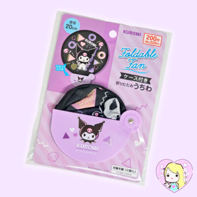 Abanico redondo Sanrio Characters ~ Kuromi