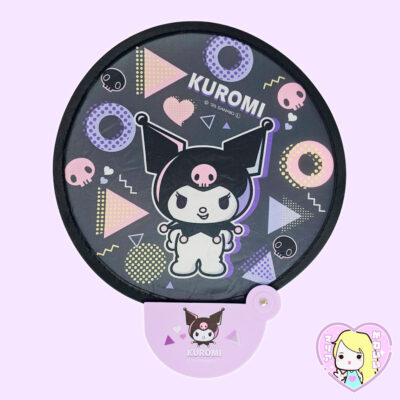 Alternative view of Abanico redondo Sanrio Characters ~ Kuromi