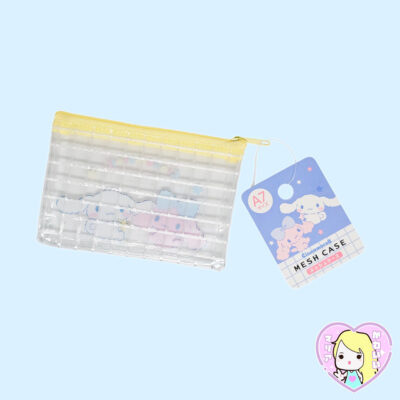 Alternative view of Estuche Mini Mesh Case Sanrio Characters ~ Cinnamoroll & Porón