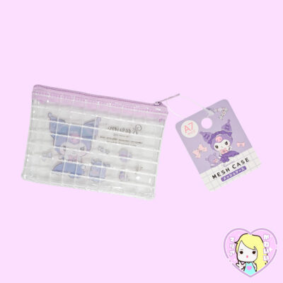 Alternative view of Estuche Mini Mesh Case Sanrio Characters ~ Kuromi & Baku