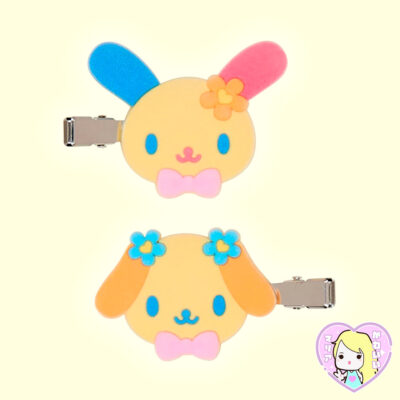 Alternative view of Set Hair Clip Pinches para el cabello Flocked Ver. ~ Usahana