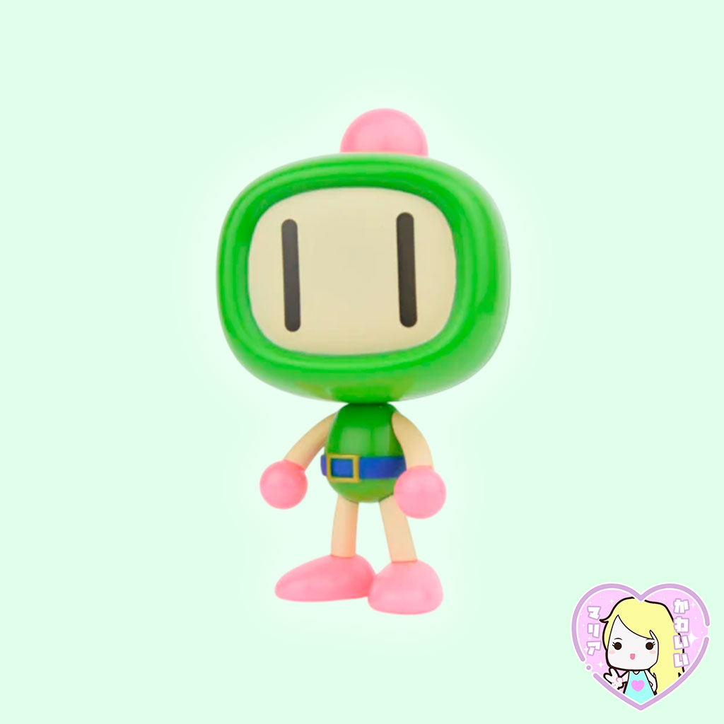 Gashapon Bomberman 40th Anniversary Capsule Figure ~ Green